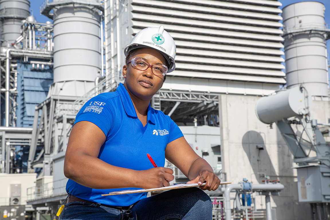 Shaniece Johnson is a Senior Engineer at the Big Bend Power Station
