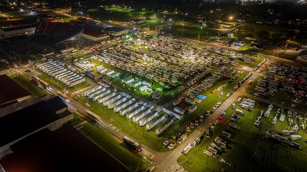 Hurricane Milton Base Camp Florida Fairgrounds